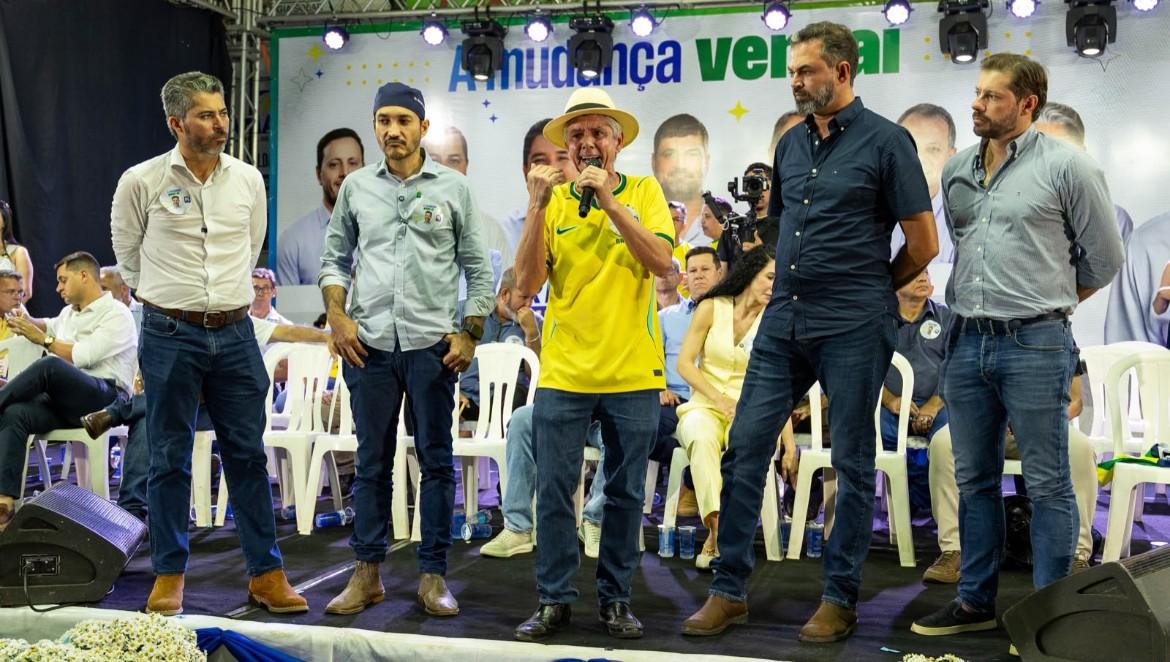 Bagattoli defende direita unida durante o lançamento da pré-candidatura de Marcos Rogério no Cone Sul