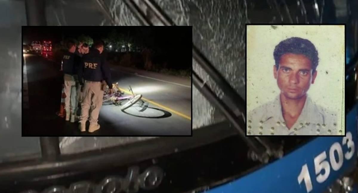 Ciclista morre após ser atropelado por ônibus na BR-364