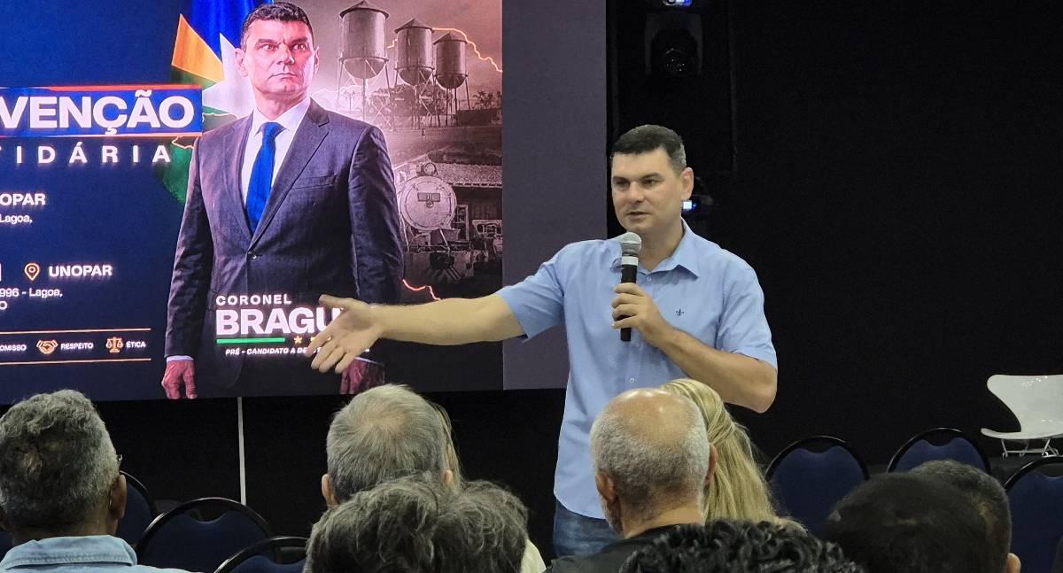 Coronel Braguin apresenta propostas de segurança e ações sociais em RO