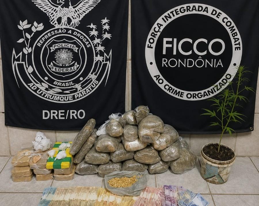 FICCO prende um e apreende cerca de 27 kg de drogas em Porto Velho