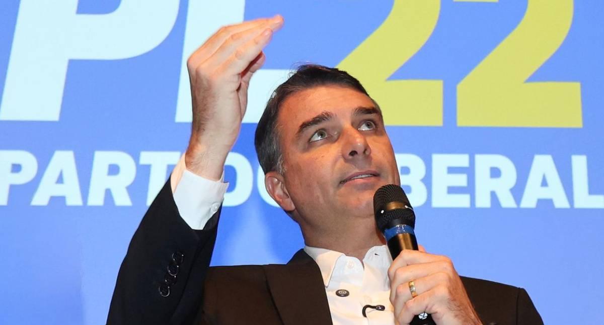 Flávio Bolsonaro é o candidato do Partido Liberal à Presidência da República
