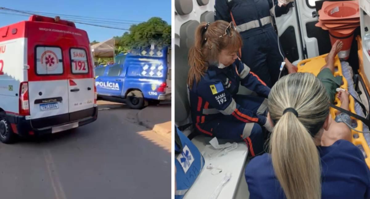 Homem é esfaqueado nas nádegas e pede socorro em estabelecimento comercial na zona Leste