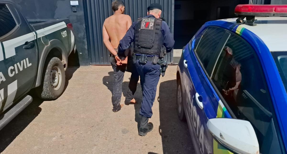 Homem é preso após fuga por telhados e rompimento de tornozeleira em RO