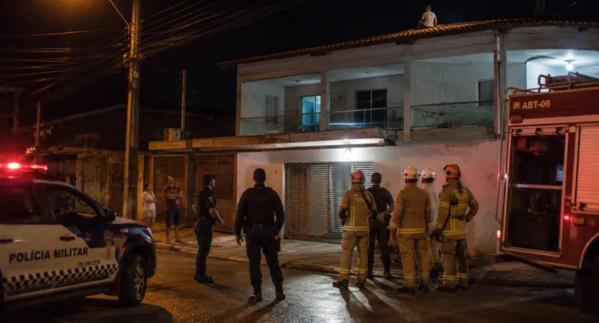 Homem é resgatado após subir em telhado durante a madrugada em Ji-Paraná