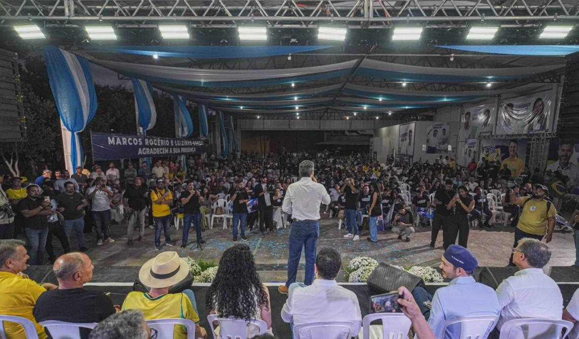 Mais de 2 mil pessoas lotam CTG de Vilhena no lançamento da pré-candidatura de Marcos Rogério no Cone Sul