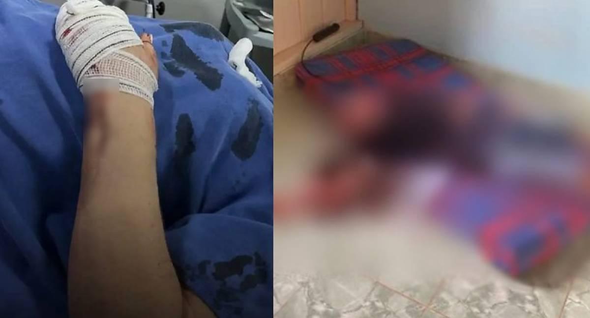 Mulher é ferida a facada por ex-marido que comete tentativa de suicídio em RO
