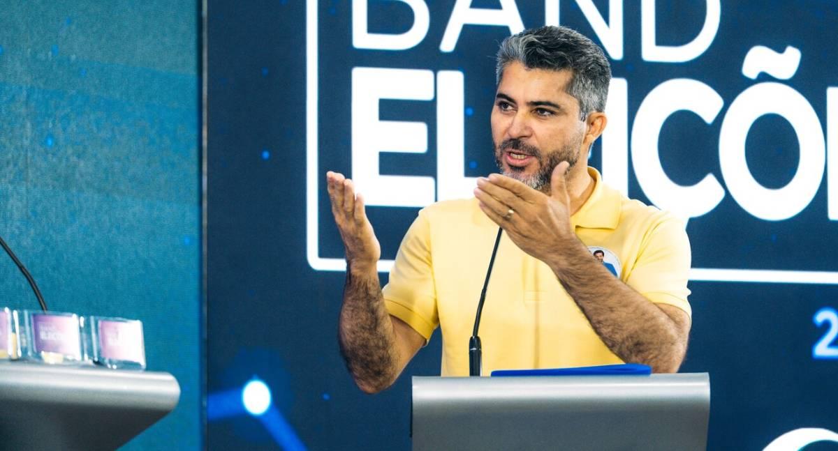 “Nós temos tudo pra dar certo”, diz Marcos Rogério ao defender propostas no debate da Band