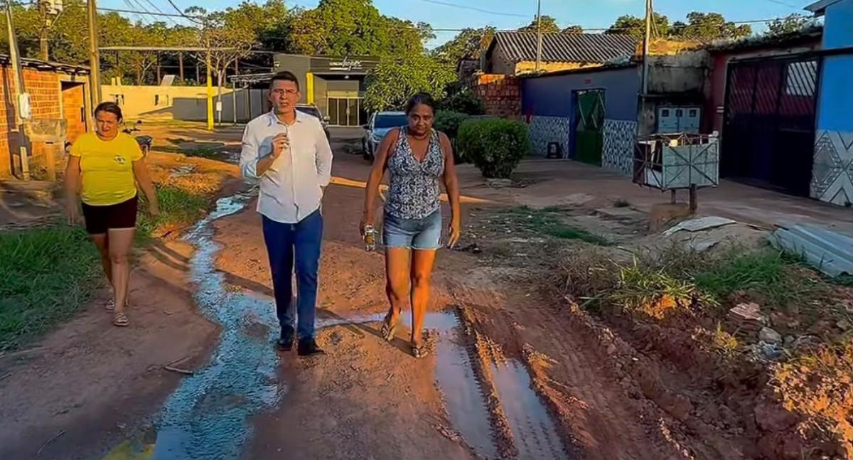 Pedro Geovar cobra recuperação da Rua Bolonha em Porto Velho