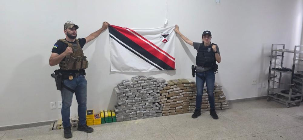 Polícia Civil apreende 231 kg de maconha, cocaína e crack em área rural de Rio Crespo