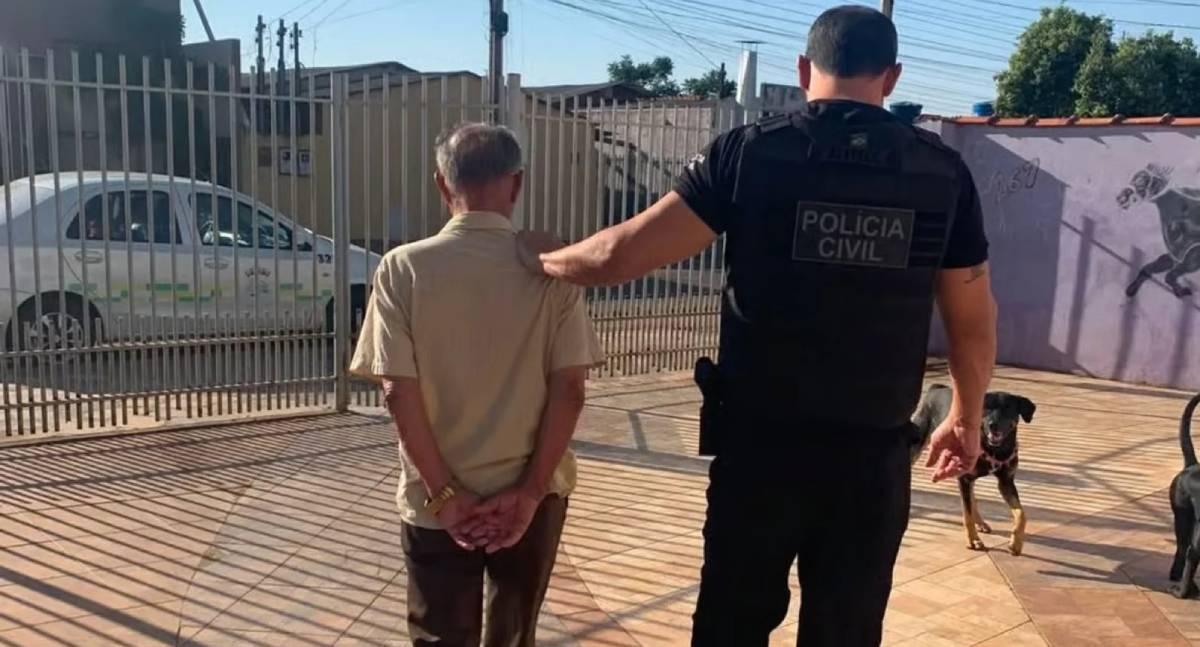 Polícia Civil prende idoso de 83 anos investigado por estupro de vulnerável