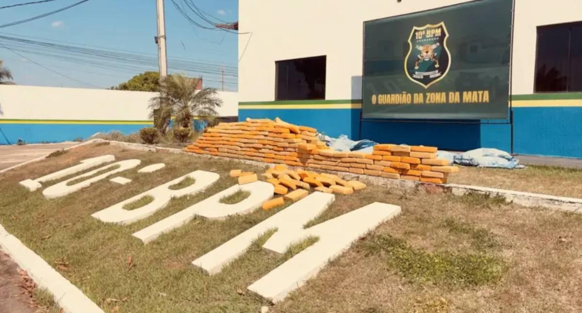 Polícia Militar apreende quatrocentos quilos de drogas e prende empresário em RO
