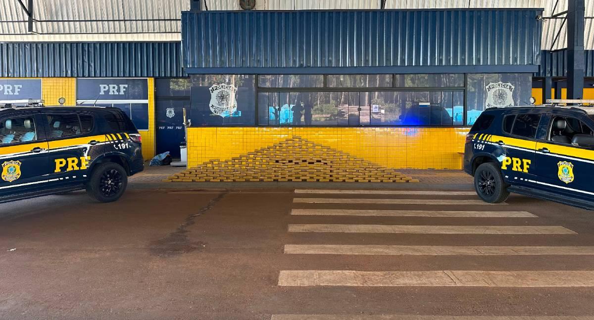 PRF em Rondônia apreende mais de 200 quilos de skunk escondidos em carga de paletes em RO