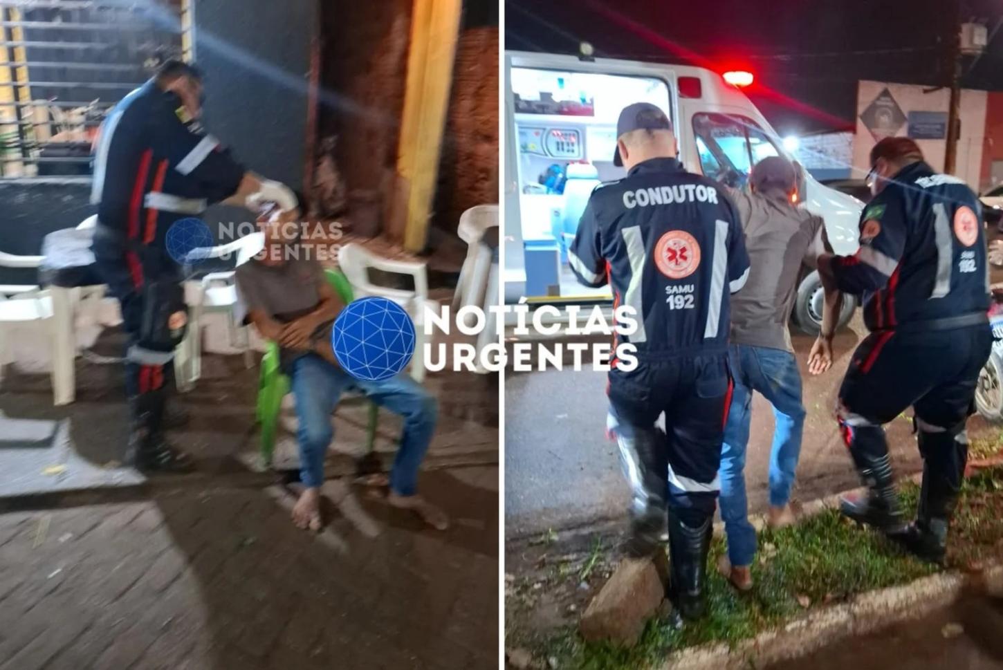 Homem é esfaqueado na cabeça na Avenida Mamoré