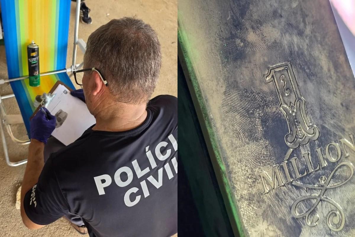 Perícia papiloscópica identifica três suspeitos de envolvimento em carga de 300 kg de drogas apreendida pelo Denarc
