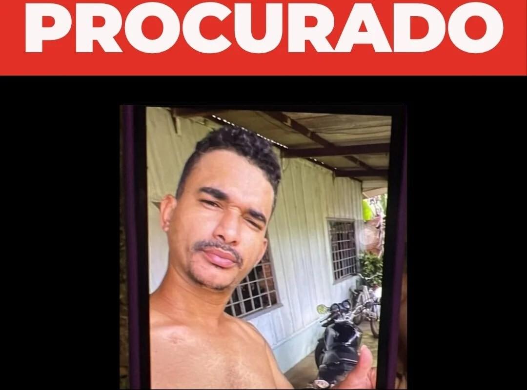 Polícia Civil divulga foto e procura suspeito de esfaquear a companheira