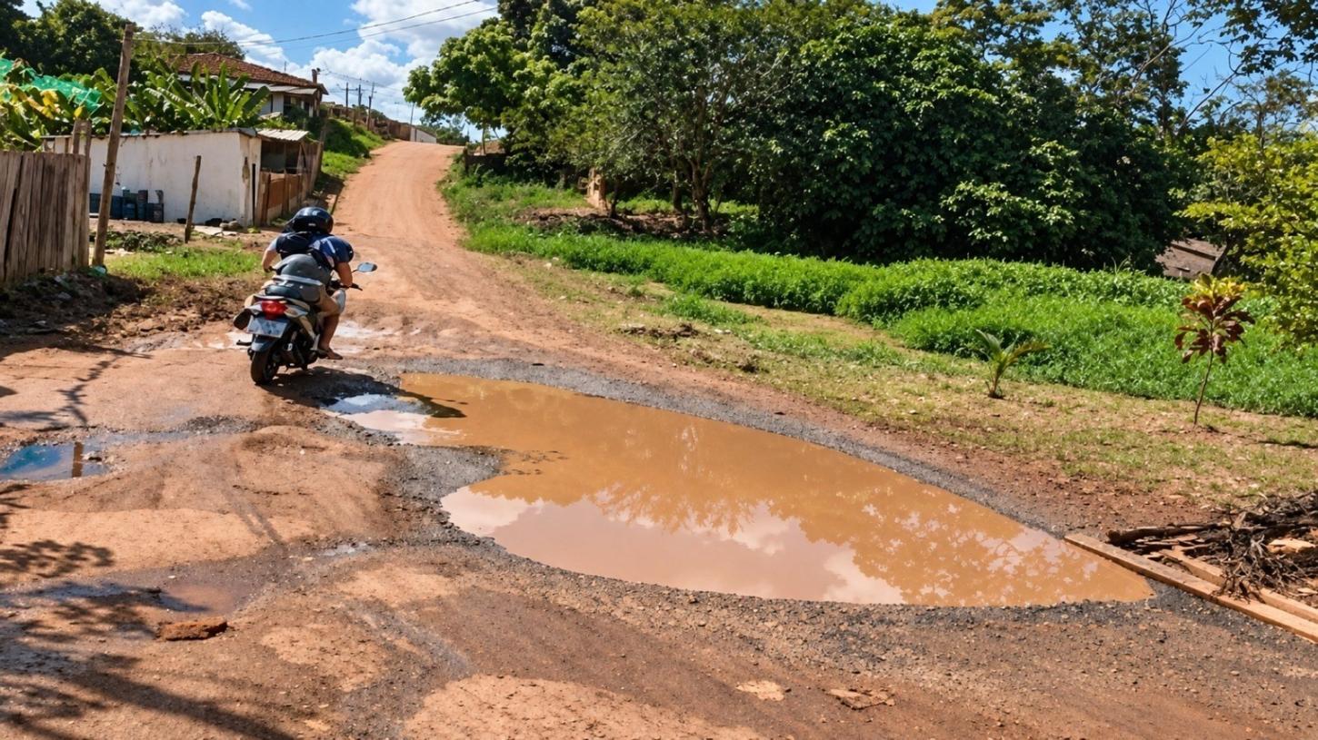 Vereador Dr. Macário solicita operação tapa-buracos na Rua Anunciação, no bairro Nacional, em Porto Velho