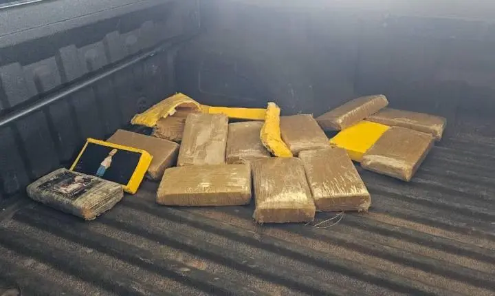Ação conjunta entre PRF em Rondônia, PMRO e PCRO resulta na apreensão de cerca de 250 kg de drogas em RO