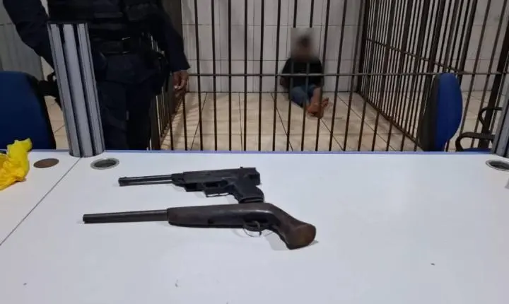 Adolescente de 15 anos é apreendido após roubo de celular com arma adaptada em Porto Velho