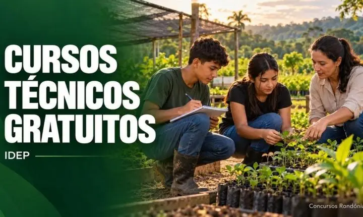 Idep abre 200 vagas em cursos técnicos gratuitos em Pimenta Bueno