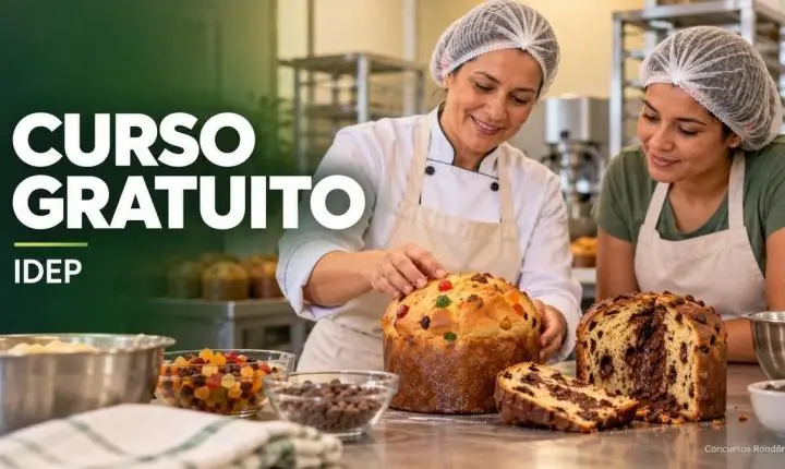 Idep abre 75 vagas em curso gratuito de panetone e chocotone em Ji-Paraná