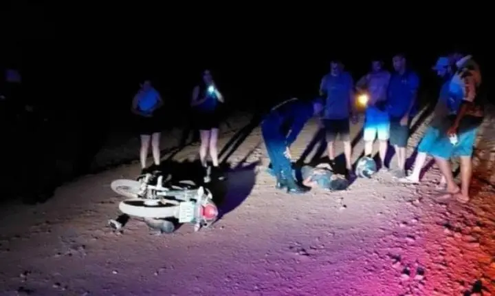 Motociclista fica ferido após queda em estrada rural de RO