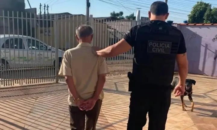 Polícia Civil prende idoso de 83 anos investigado por estupro de vulnerável