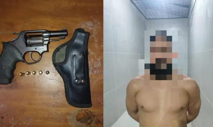 Polícia Militar prende jovem que confessou ter baleado homem no rosto e no ombro em RO