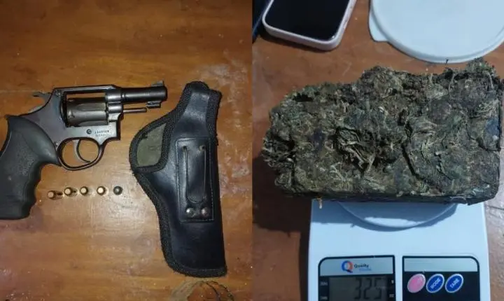 Prisão por roubo de celular resulta na apreensão de armas, drogas e dois suspeitos em RO